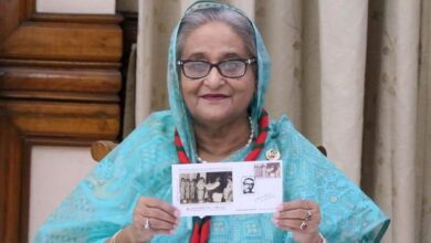 Photo of PM releases postage stamp on 50yr of Bangladesh Scouts