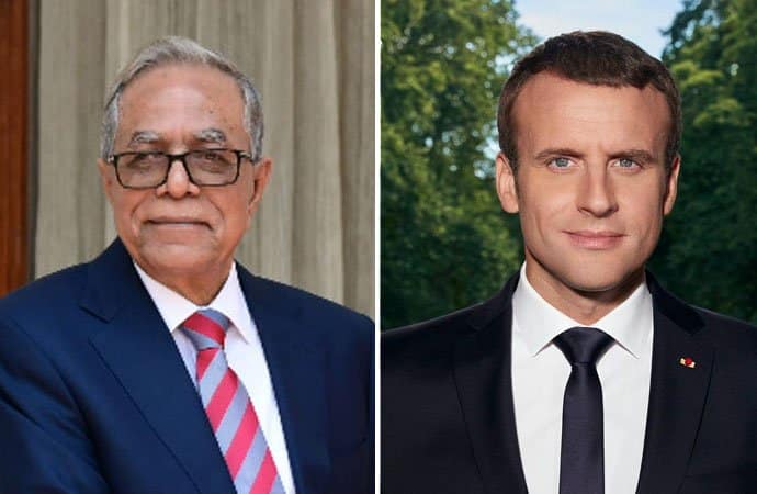 President Hamid congratulates France's Macron on re-election