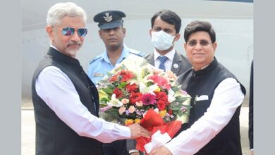Photo of Jaishankar arrives in Dhaka
