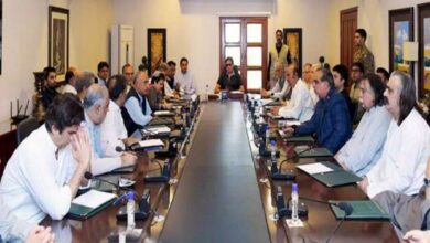 Photo of Imran Khan wears black sunglasses during party meeting: Ex-Pak PM’s strange mannerism catches attention