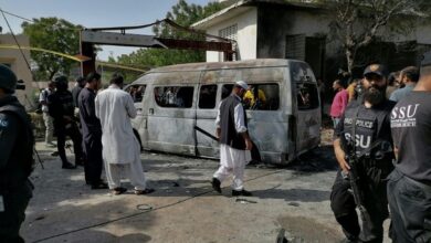Photo of Four killed by female suicide bomber near China institute in Pakistan