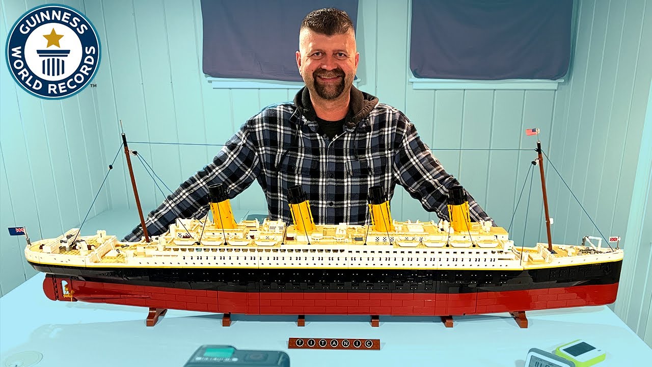 Man assembles Lego Titanic set in under 11 hours for Guinness World Record