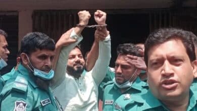 Photo of BNP leader Ishraque Hossain sent to jail