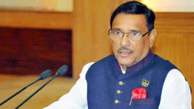 Photo of Obaidul Quader for completing road repair works before Eid-ul-Fitr