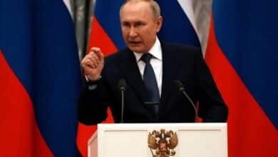 Photo of Vladimir Putin defends war, says its goals are ‘noble’