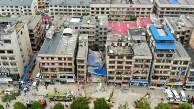Photo of China building collapse death toll rises to 53