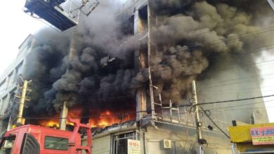 Photo of Delhi: 27 dead, 40 injured as major fire breaks out in 3-storey building near Mundka metro station