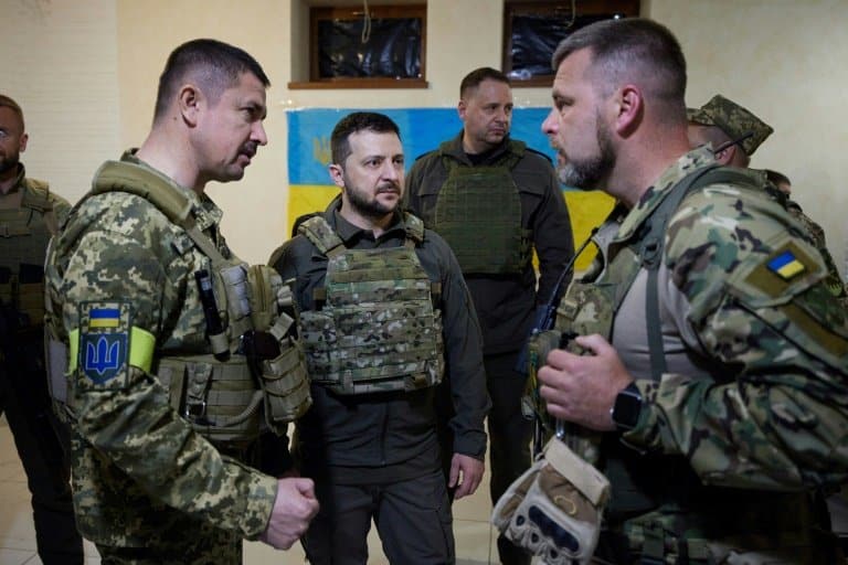 Zelensky visits Ukraine's east, fires Kharkiv security chief