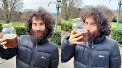Photo of Man claims drinking urine daily made him look 10 years younger