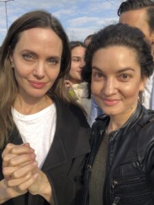 Angelina Jolie makes surprise Ukraine trip