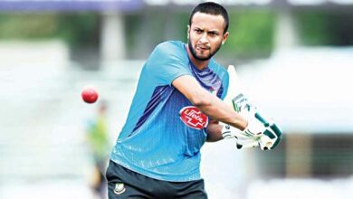 Photo of Shakib joins Bangladesh squad after testing Covid negative