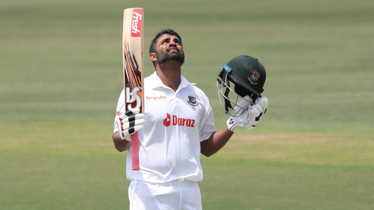 Tamim ton puts Bangladesh on top of Sri Lanka