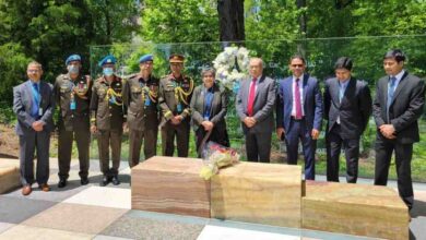 Photo of UN honours two Bangladeshi fallen peacekeepers