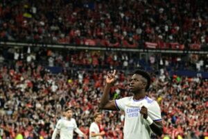 Vinicius strikes as Real Madrid beat Liverpool in Champions League final