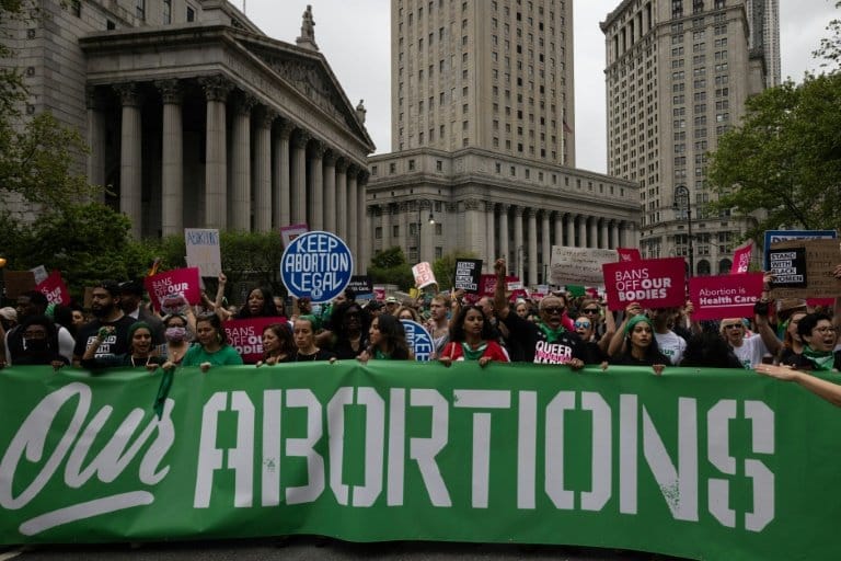 'My body my choice': Thousands rally across US for abortion rights