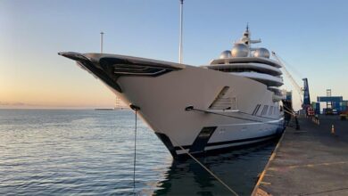 Photo of Russian oligarch’s yacht seized in Fiji on US request