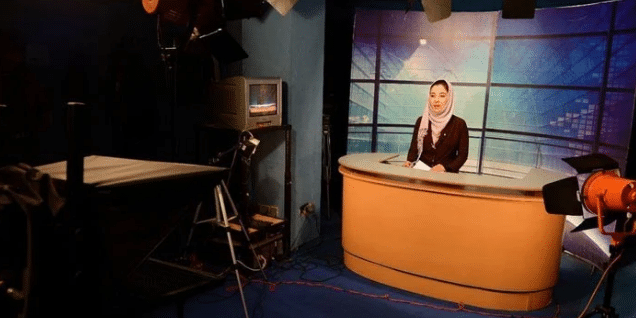 Taliban orders female TV presenters to cover faces while appearing on air