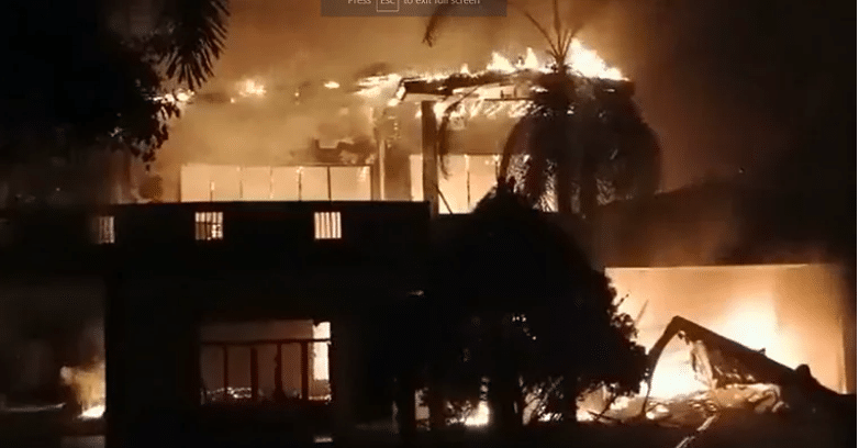 Sri Lanka crisis: Rajapaksa family's ancestral home set on fire; watch video