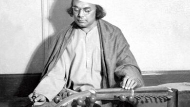 Photo of National Poet Kazi Nazrul Islam’s 123rd birth anniversary today
