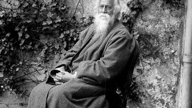 Photo of Rabindranath’s 161st birth anniversary being celebrated