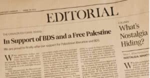 In a first, Harvard University student newspaper supports a ‘free Palestine’