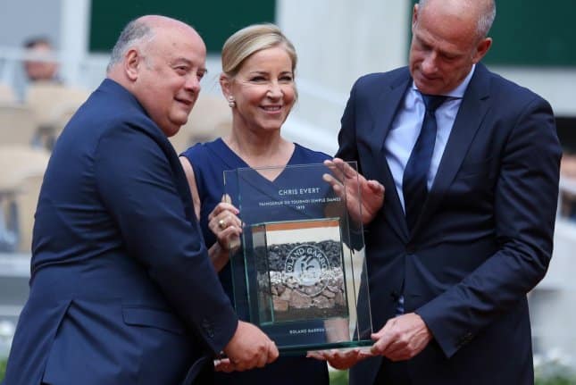 Tennis legend Chris Evert completes chemotherapy for ovarian cancer