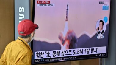 Photo of North Korea fires three ballistic missiles, Seoul military says