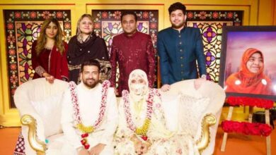 Photo of AR Rahman`s daughter Khatija ties the knot with Riyasdeen Shaik Mohamed