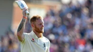 Photo of Stokes celebrates England captaincy call with 64-ball ton