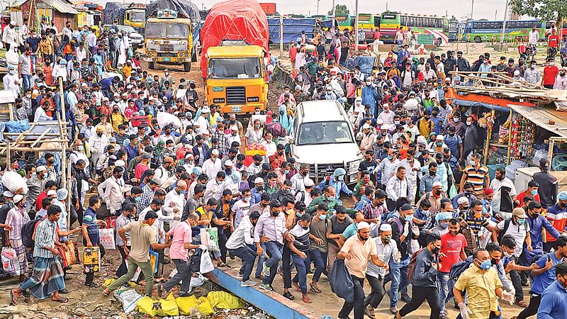 82 lakh SIM users left Dhaka ahead of Eid