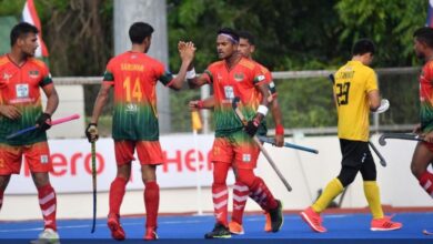 Photo of Bangladesh hockey team storm into final