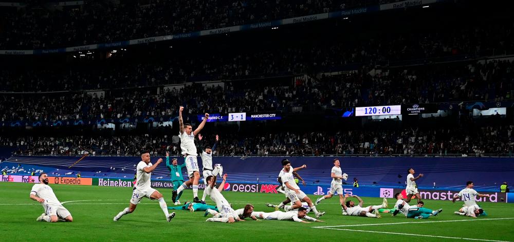Real Madrid stun Man City to reach Champions League final