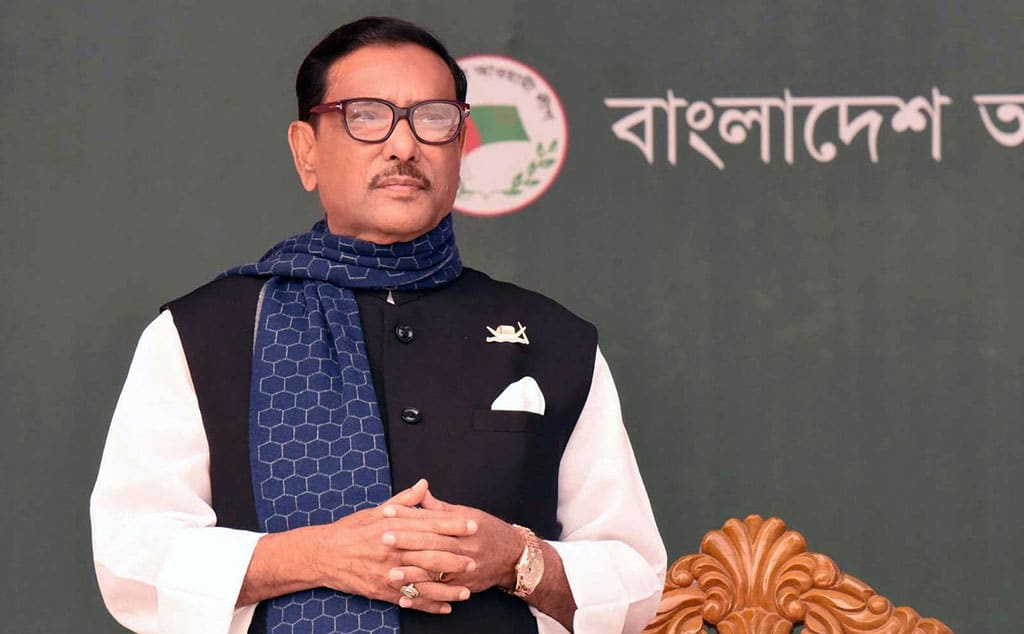 People to remain safe as long as Bangladesh is run by Awami League : Obaidul Quader