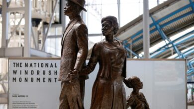 Photo of New UK statue unveiled to post-war Caribbean migrants