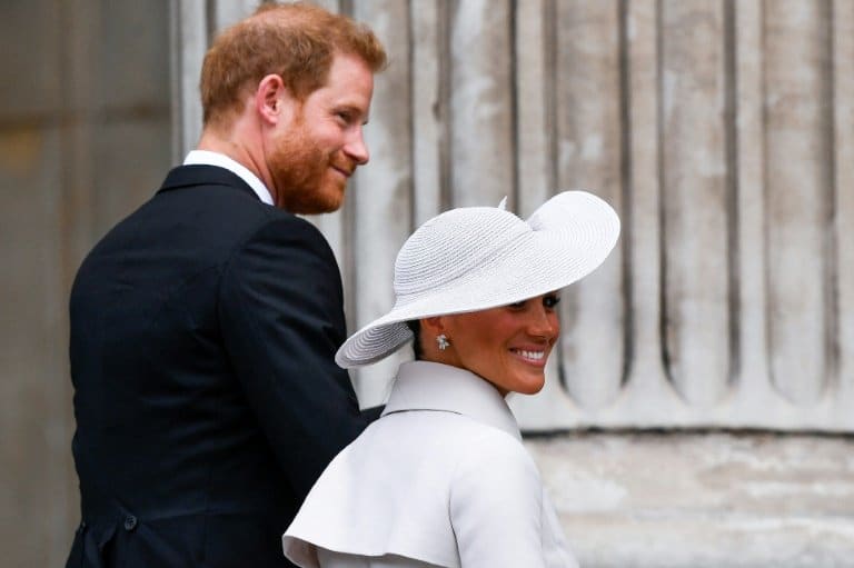 Harry and Meghan join royals at jubilee service for Queen Elizabeth II