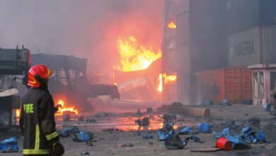 Photo of Nine firefighters die in Ctg depot fire