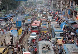 Dhaka city traffic unbearable today