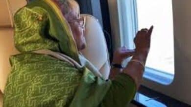 Photo of PM leaves for Mawa point