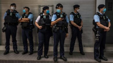 Photo of Police close Hong Kong’s Victoria Park on eve of Tiananmen anniversary