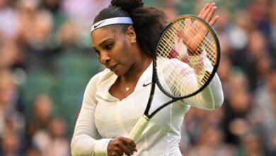 Photo of Serena loses on Wimbledon return