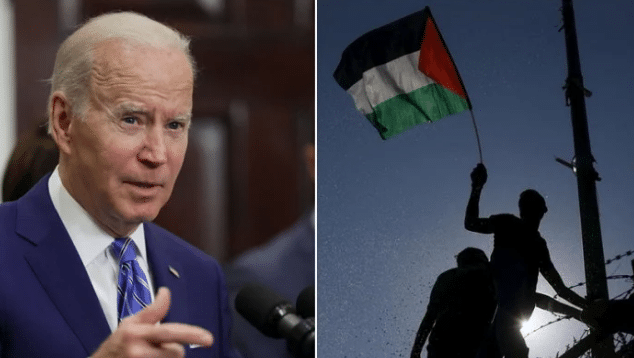 'Biden administration provides military and financial support to Israel,' says Palestinian official