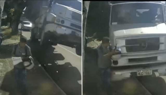 Watch: Brazilian man escapes accident miraculously