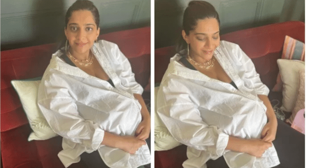 Mom-to-be Sonam Kapoor looks HAPPIER than ever in latest photos