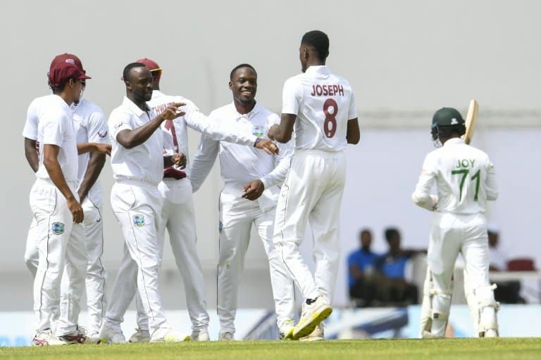 Bangladesh crash as West Indies dominate slow motion Test