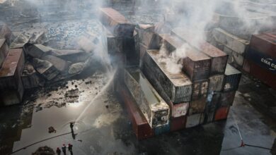Photo of BM Container blast: CID collects info, other evidence