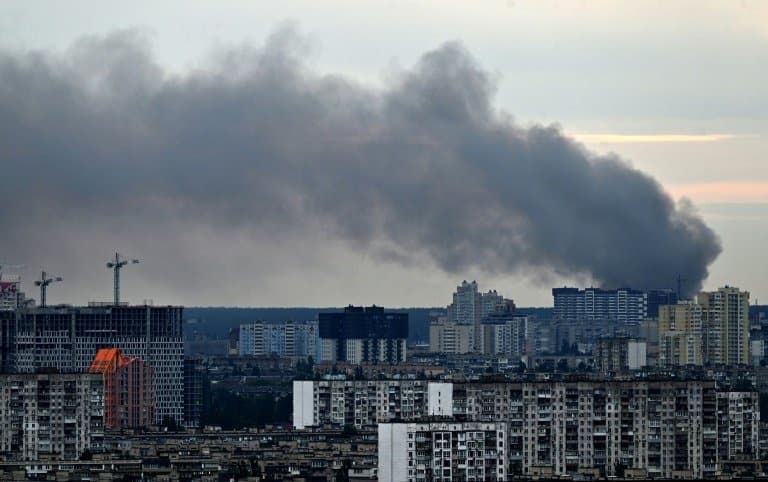 Russia strikes Kyiv residential building ahead of G7 summit