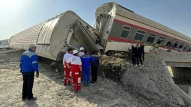 Photo of At least 17 killed in train derailment in central Iran