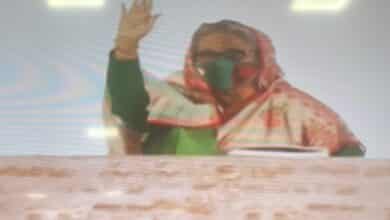 Photo of PM Hasina reaches Mawa point