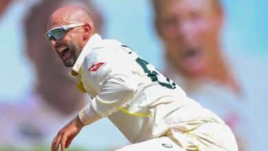 Photo of Led by Nathan Lyon’s fifer, Australia bundle SL out for 212; trail by 114 at end of day 1