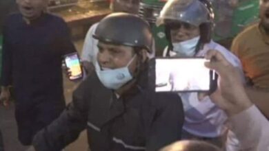 Photo of Hasan Mahmud  joins Chattogram rally by motorbike due to traffic jam